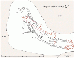 Figura 23. Soldado nº 3. Entre las rodillas nº10- Leontina.